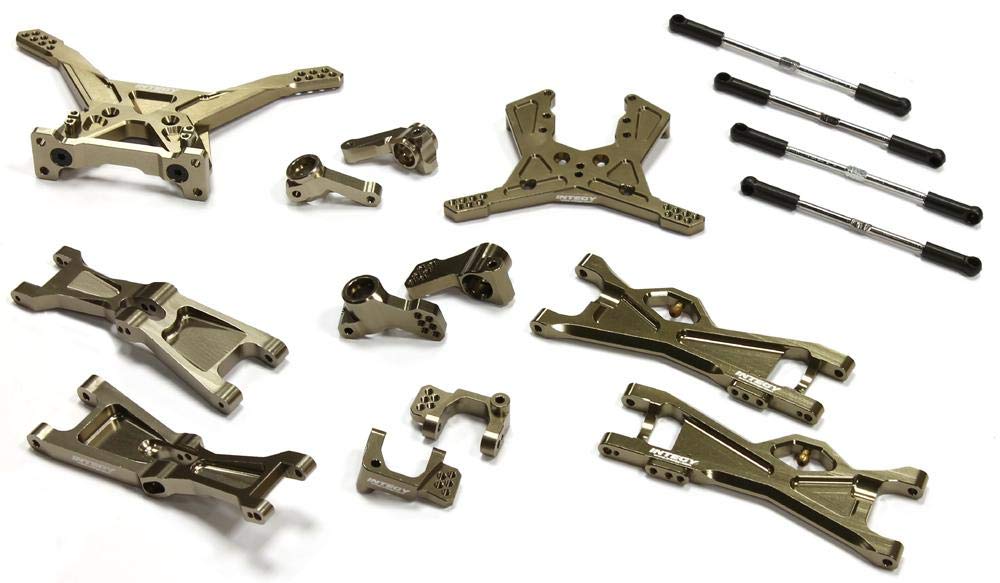 Integy RC Upgrades for Team Associated, Billet Machined Complete Suspension Kit for SC10B Off-Road