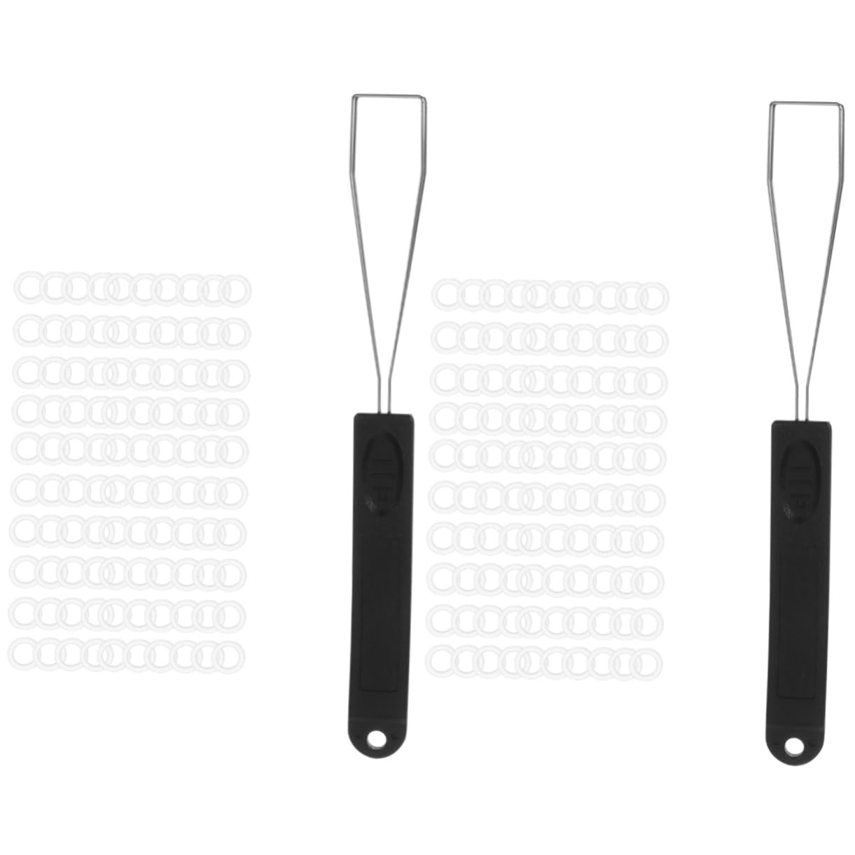 PartyKindom 202 Pcs Keycap Puller O- Ring Dampeners Rubber O- Ring Dampener Cap Dampener O- Ring Plumbing Rubber O- Ring Seal for Keyboard Rubber Rings Noise Reduction Shock Absorber Steel