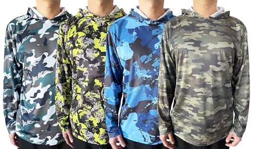 NY GOLDEN FASHION Men UPF 50+ Fishing Hiking Workout Active T-Shirts Lightweight Long Sleeve Shirts with Hood3