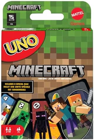 Mattel Games, UNO Minecraft Ca...
