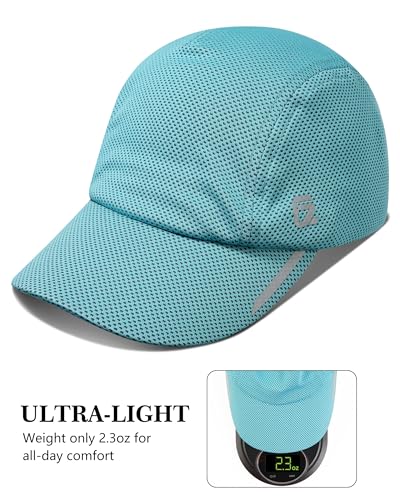 Image of GADIEMKENSD Running Hat Performance Mesh Hat, Excellent Ventilation, Lightweight, Reflective Design, Anti-Glare