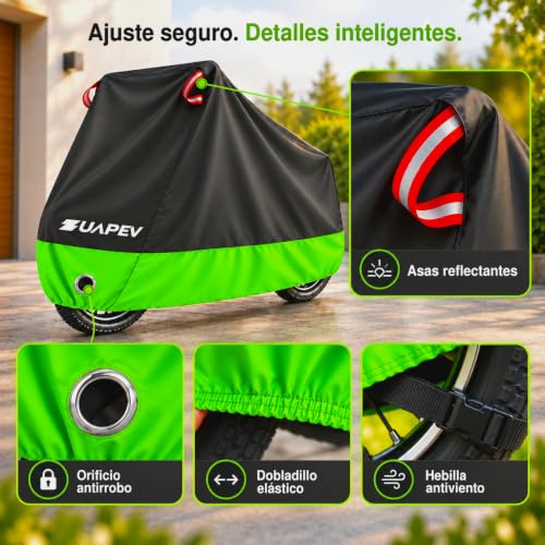 Miniatura 5 de Zuapev Funda Bicicleta Exterior Impermeable, Funda Para Bici 210d Poliéster