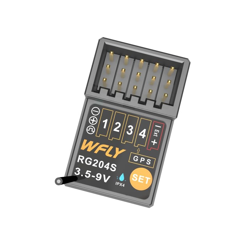 WFLY RG204S Mini rc car Receiver 4 Channels rc Receiver for WFLY X9S rc car Transmitter