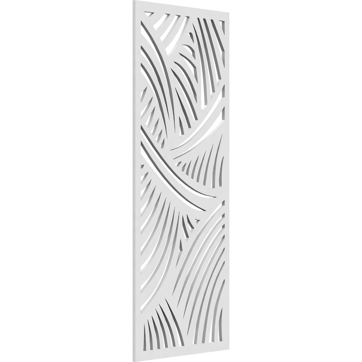 13 3/8"W x 34 3/8"H x 3/8"T Chester Decorative Fretwork Wall Panels in Architectural Grade PVC