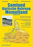  Landkarte Samland/Kurische Nehrung/Memelland: Memelland (nördlicher Teil) (Ostpreußen-Landkarten)