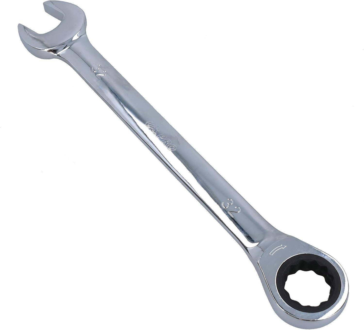 32mm Metric MM Combination Gear Ratchet Spanner Wrench 72 Teeth