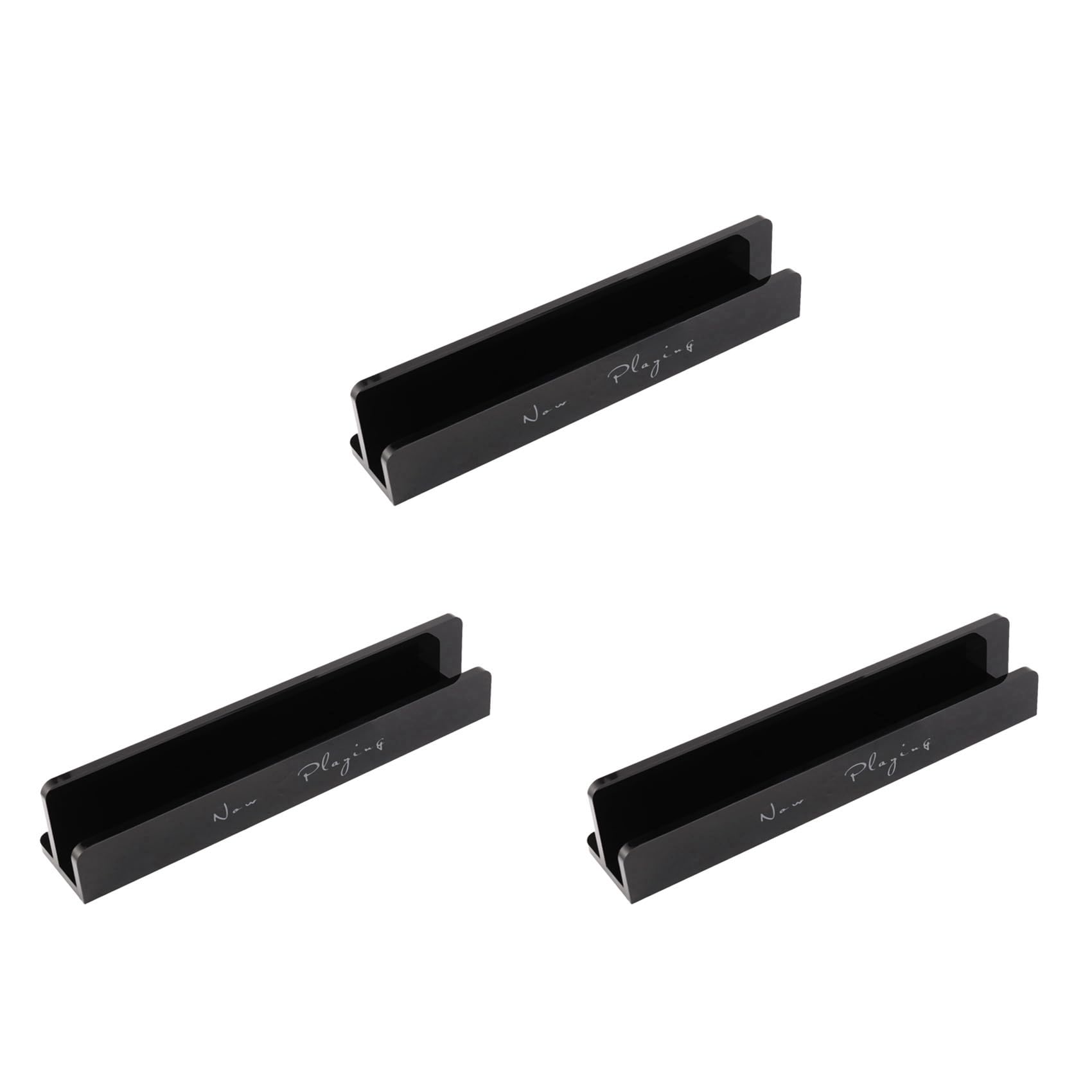 Hndhbfgrt 3X Now Playing Acrylic Display Stand for LP Vinyl Record/Deluxe Packaging