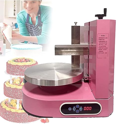 Máquina eléctrica para glaseado de Pasteles, esparcidor de Crema, Herramienta de alisado automático para un Recubrimiento, Ideal para cumpleaños y repostería Decorativa.