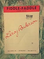 Fiddle-Faddle: Piano Solo B00BXKAZG0 Book Cover
