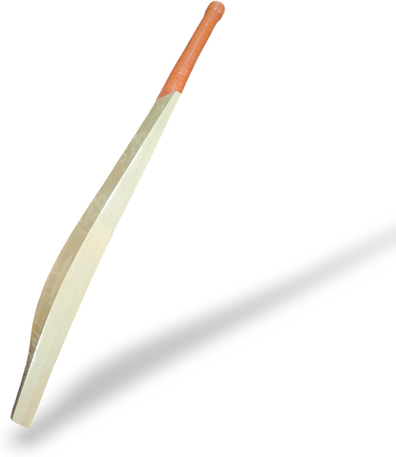 Grade 1-5 Kashmir Willow Cricket Bat, Concave Back Profile, 38-42mm Edge, Pro-Cushion Grip, Natural Sanded Finish, for Leather Ball