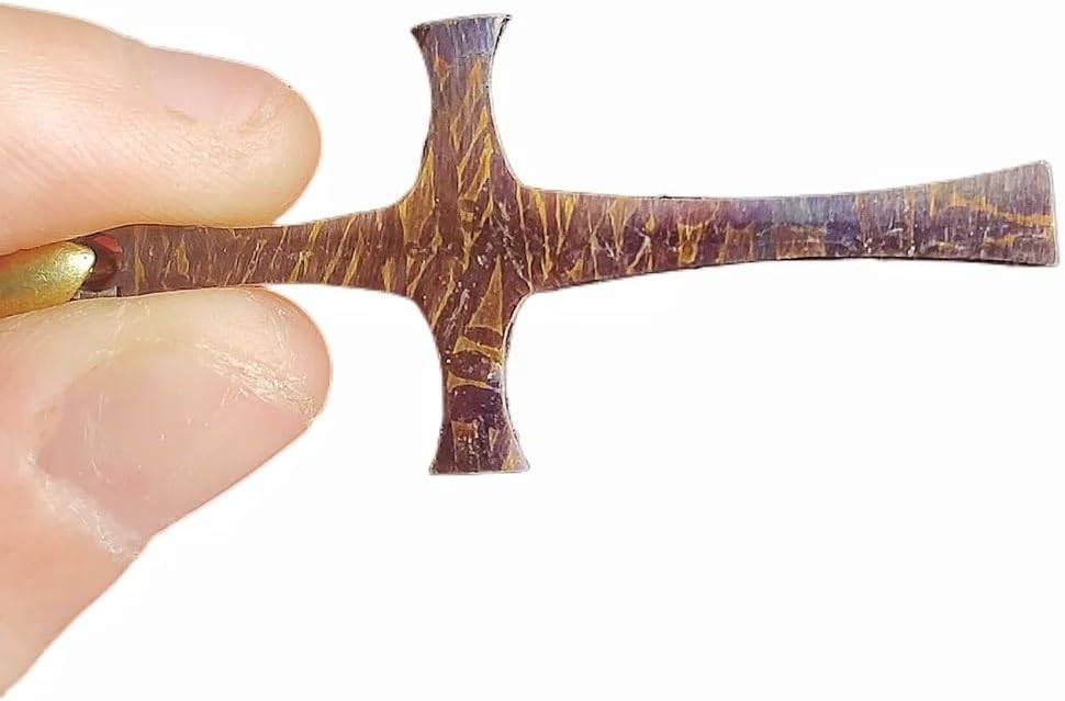 Iron Meteorite Pendant Muonionalusta Natural Meteorite Material Specimen Iron Necklace-QD72