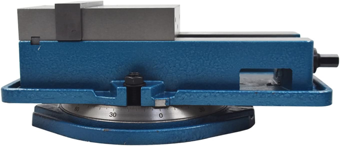 findmall 5 Inch Accuracy Mill Vise 360 Swivel Base Heavy Duty Milling Vise Fit for Milling Shaping and Drilling Machines