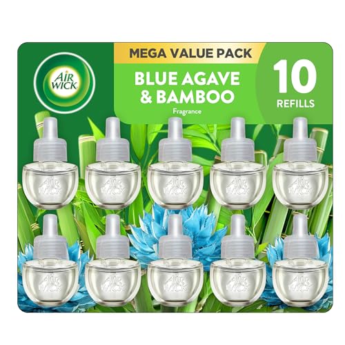 Air Wick Plug In Refills, Blue Agave and Bamboo, Essential Oils,10 count - image 1