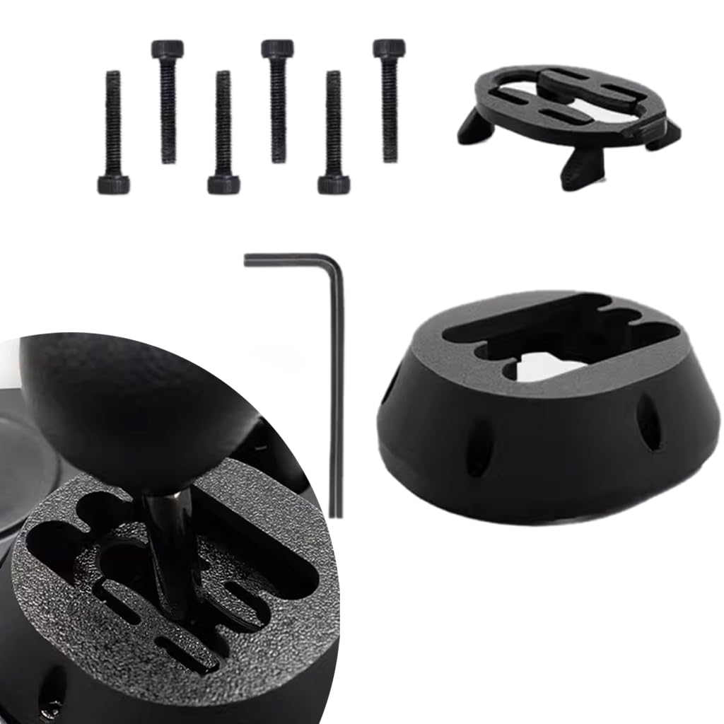 Benshuuk H Gear Shifter Dämpfung Upgrade Kit Mod für Logitech G29 G27 G920 G923; Dämpfungsadapter verbessern Gefühl Simuliertes Rennspiel (Black)