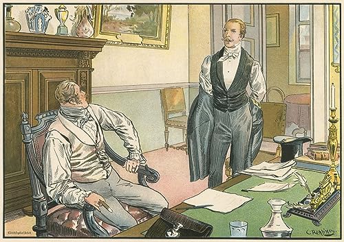 Affiche toile La vie d'Otto Von Bismarck reproduction artistique