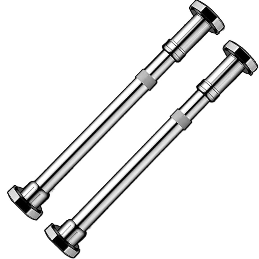 Regulowane nogi, uchwyty podblatowe do umywalek bez wiercenia, pręt podporowy ze stali nierdzewnej do nóg mebli łazienkowych(2*H 35 50cm/14" 20")