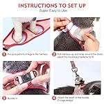 Cat Harness and Leash Set, Soft and Breathable Vest with Reflective Strip, Escape Proof Kitten Harness, Easy to Wear for Cats Walking and Traveling (Purple, M) - Image 4
