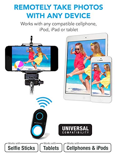 image for Selfie World Premium HD Bluetooth Selfie Remote Control Camera Shutter