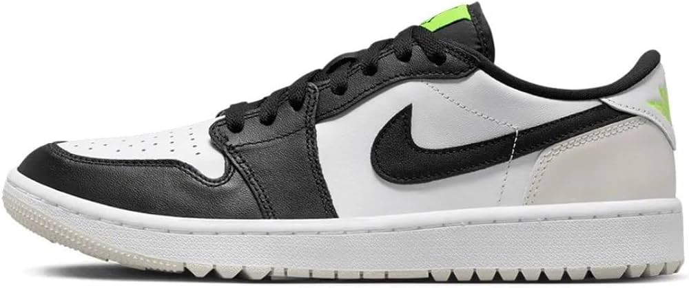 Amazon | NIKE AIR JORDAN 1 LOW GOLF Black Volt ジョーダン1 ロー