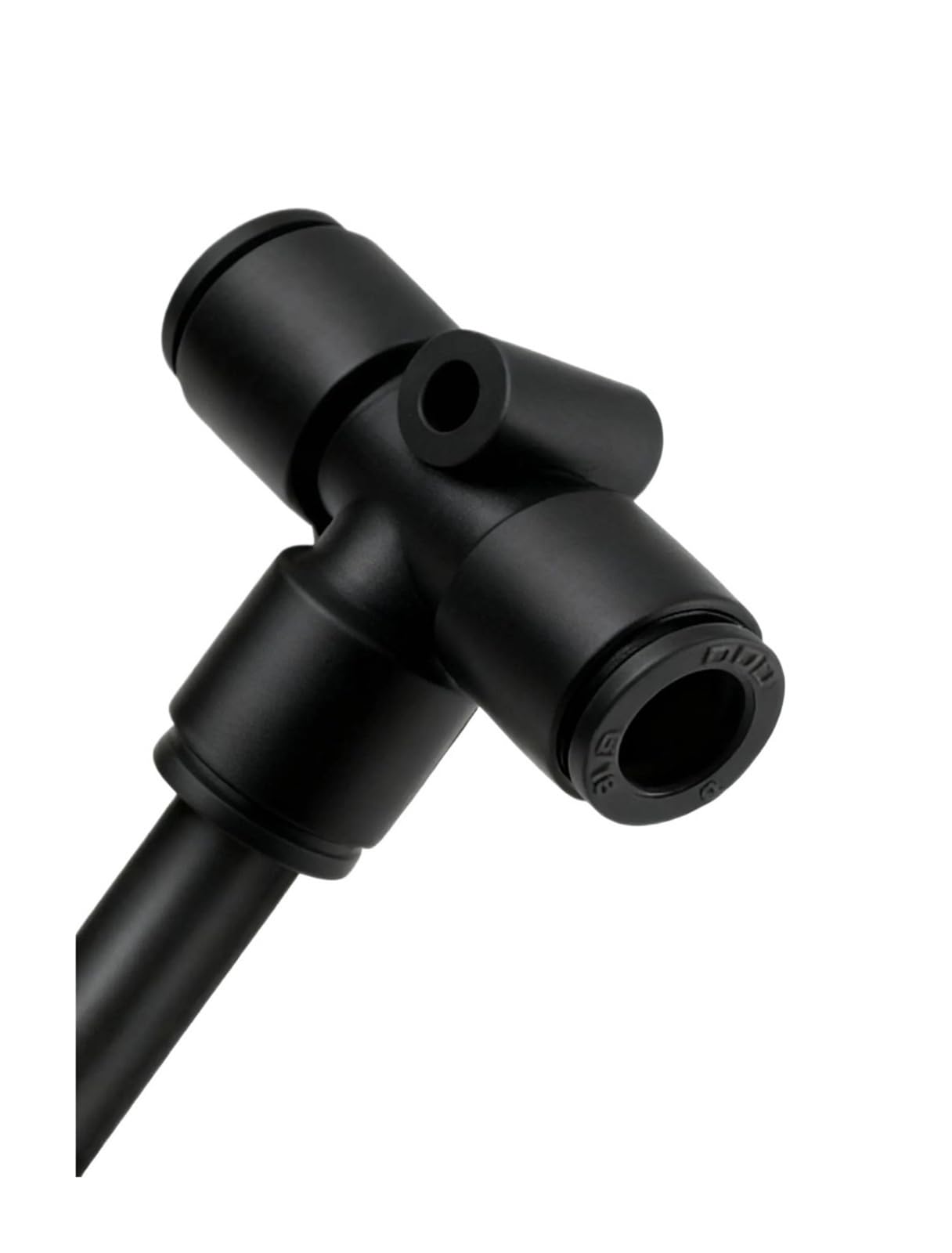 Conector de tubo de aire neumático en T negro de 8mm en pack de 10 unidades KQ2T08-00 1