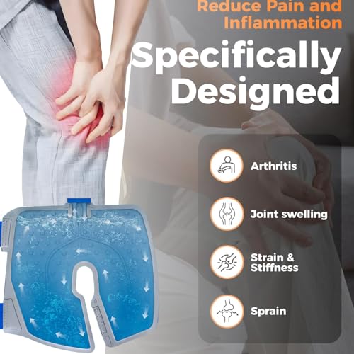 Kältetherapiegerät zur Linderung von Knie- und Gelenkschmerzen, Schnell-Setup-System für die Erholung nach Operationen