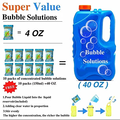 Bubble Machine, Automatic Bubble Blower Bubble Machine For Kids Toddlers Portable Bubble Maker With Remote 5000+ Bubbles/Min Bubble Toys For Indoor Outdoor Birthday Party #TOP1