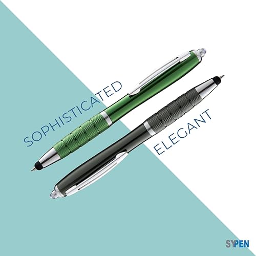 Miniatura 6 de SYPEN Bolígrafo personalizado, bolígrafo 3 en 1, lápiz táctil y bolígrafo linterna, bolígrafo de regalo personalizado para hombres, mujeres