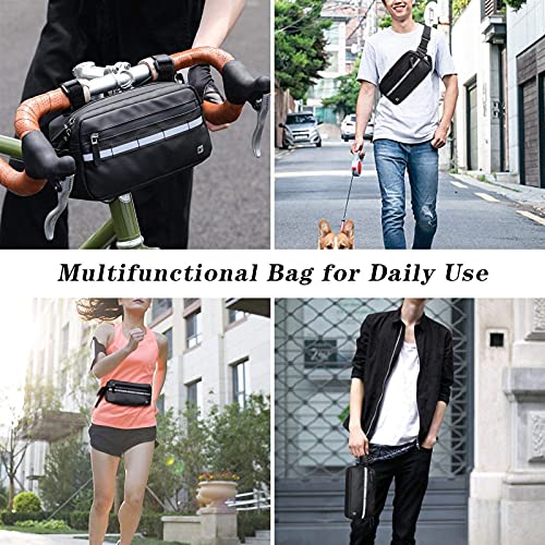 Bolso de pecho y manillar de bicicleta para llevar todo al pedalear 7