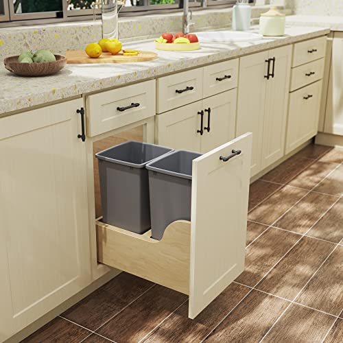 Lovmor 35Qt Kitchen Trash Can 4Pcs - Lightweight And Durable Waste Bin, Square Waste Container For Kitchen, Office, Workspace #TOP1