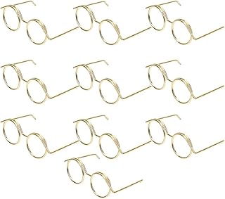NUOBESTY Acessórios de Óculos de Vestir para Boneca 20 Pçs Óculos de Vestir para Boneca Mini Óculos Acessórios para Fantasias de Bonecas Decoração Faça Você