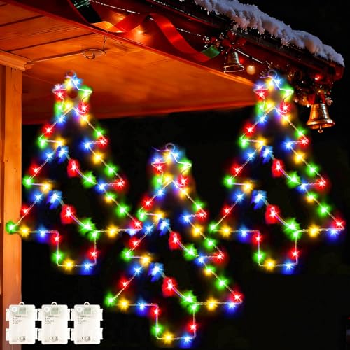 yowin Weihnachtsdeko Fenster 3 Stück 45 LED Weihnachtsbeleuchtung...