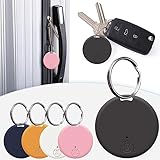 AYOKANITY 1PC Mini Item Finder Portable GPS Tracking with Ring Bluetooth Smart Anti-Loss Device Waterproof Locator