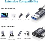 AVMAX USB to USB C Adapter 4 Pack,USBC Female to A Male Car Charger OTC Converter for Apple Watch Ultra 8 9 10,iPhone 16 15 14 13 12 Pro Max,Samsung S25,Nintendo Switch,AirPods,iPad,Car