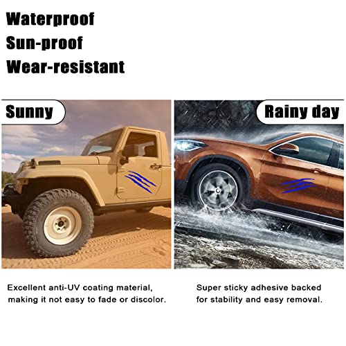 Claw Marks Decal, Car Sticker-Universal, Headlight Car Sticker, Car Stripe Decals Monster Scratch Graphics, Bumper Sticker Waterproof Decal #TOP4