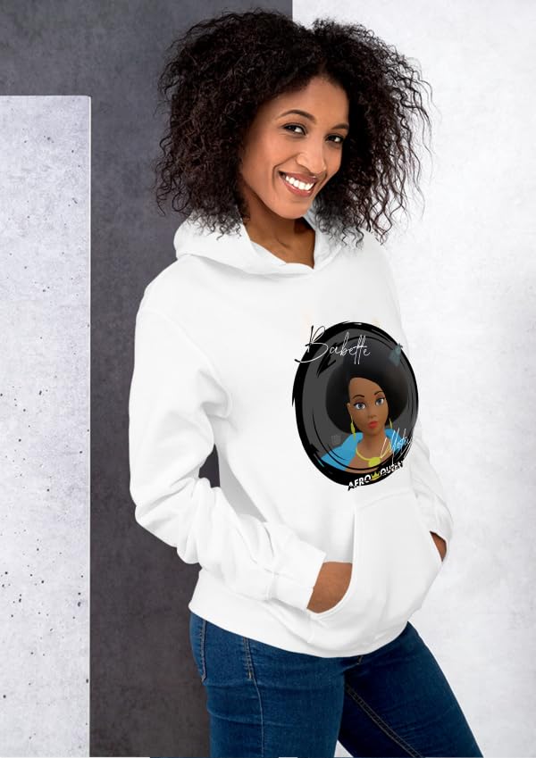 Sweat à capuche mixte blanc pour solutionner votre recherche de basique unisexe confortable