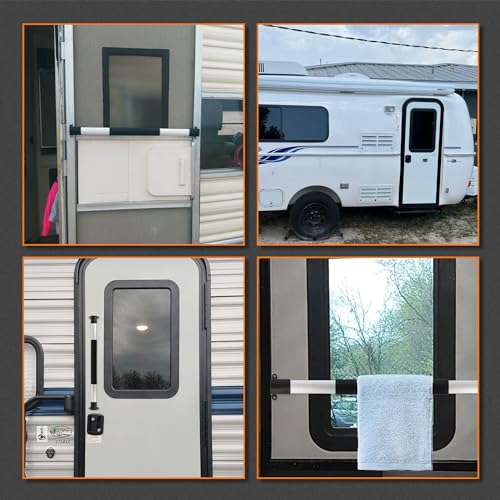 Image of TONDA RV Screen Door Cross Bar, Adjusts from 21-5 /8-Inches to 28-5 /8-Inches, for Motorhome Camper Travel Trailer