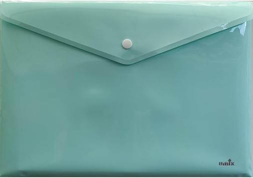 A4 Snap Envelope File 5 Colors Pastel Colors