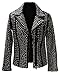 Seta Apparel Women's Stud Jacket, Black, X-Large