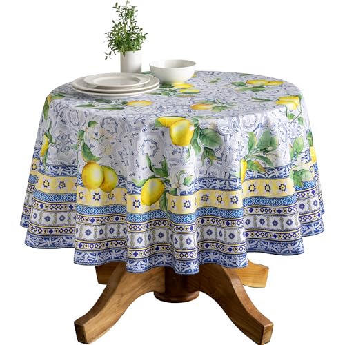 Maison d' Hermine Table Cloth Round Table 100% Cotton 69