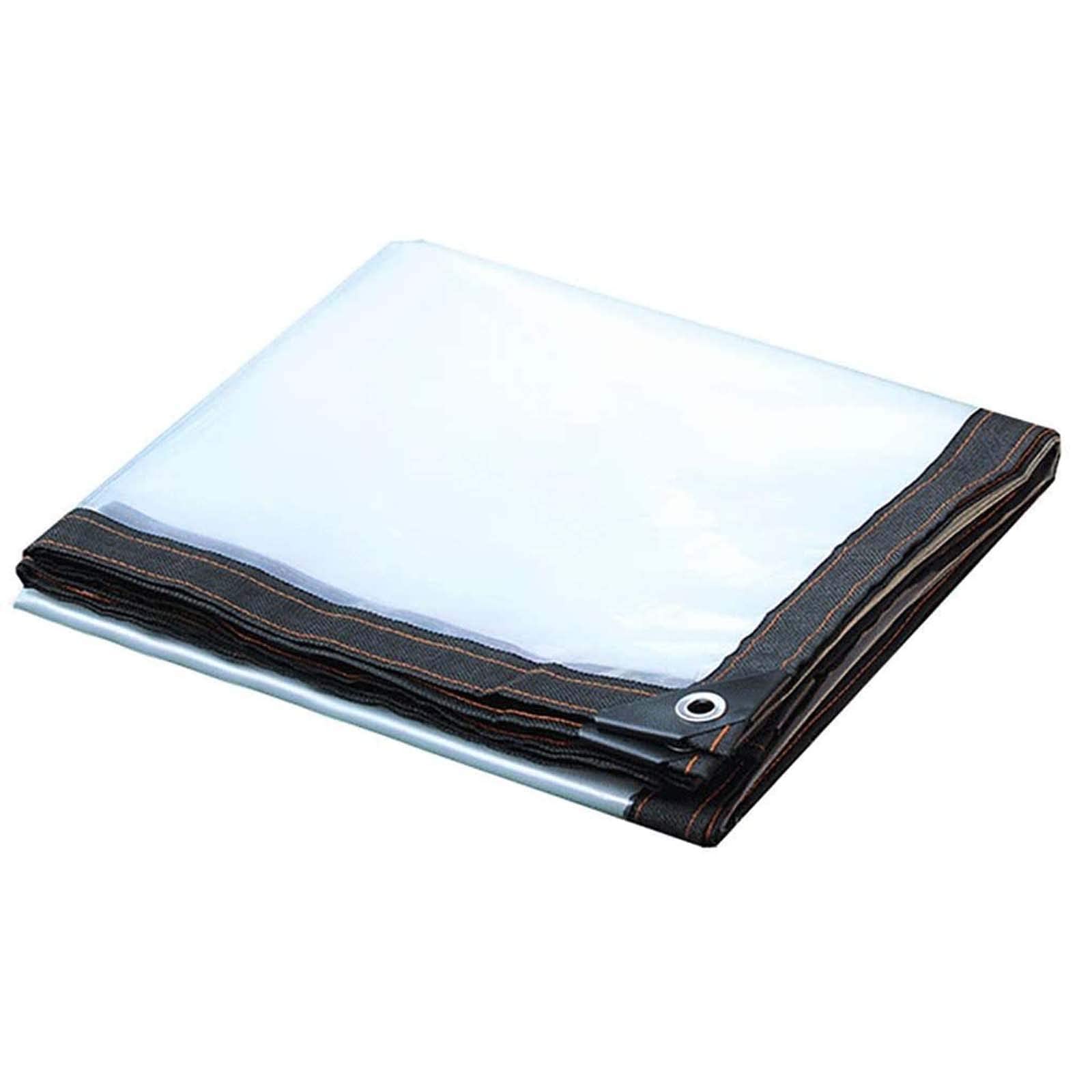 Lonas transparentes resistentes al agua 2x2m con ojales para camping y exterior