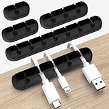 Facile à Utiliser : Planifiez clips câble organisateur bureau le cheminement de vos câbles avant d'utiliser ce clip. Retirez le support adhésif du clip, fixez-le à l'emplacement souhaité, puis insérez le câble dans le trou correspondant. Qu'il s'agisse de périphériques informatiques, de chargeurs de téléphones ou même de câbles d'appareils électroménagers, ce clips cable organisateur bureau gère tout.
