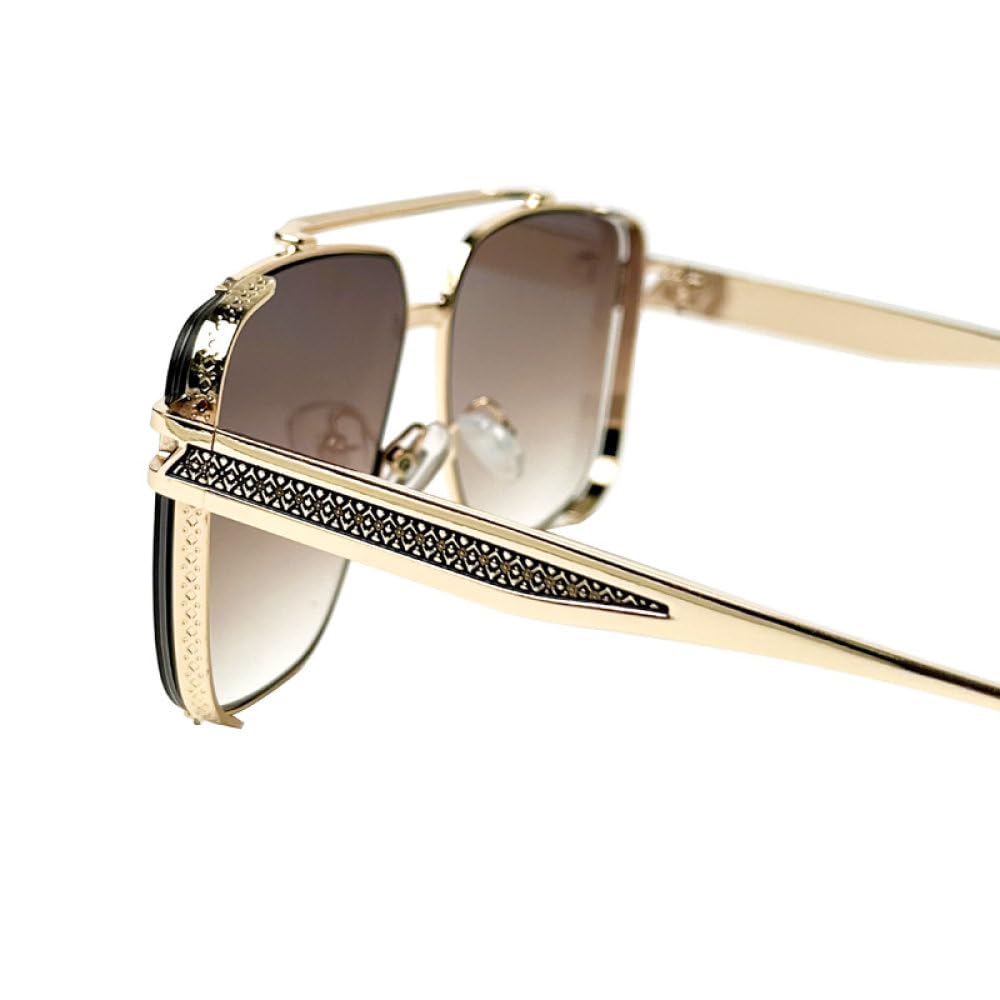 klassische Sonnenbrillen, Metallrahmen Herrenmode Vintage Damen Sonnenbrille