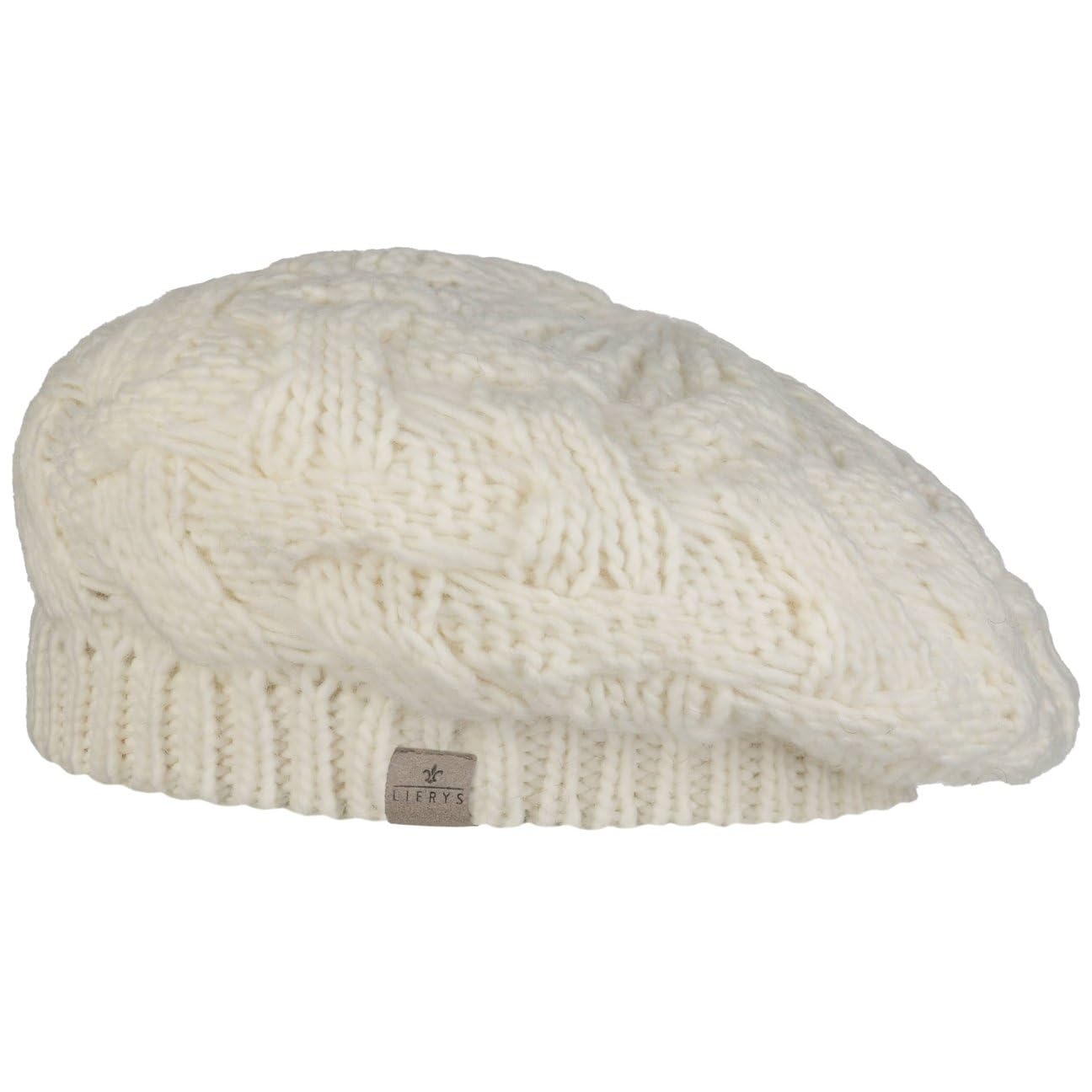LIERYS Jesila Baskenmütze Strickbaske Made in Germany Damen Herbst Winter