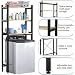 Gain De Place Multifonction Étagère De Rangement Machine à Laver MOYIPIN - 3 Niveaux, Réglable, Gain De Place, Noir étagère Rangement Machine Laver