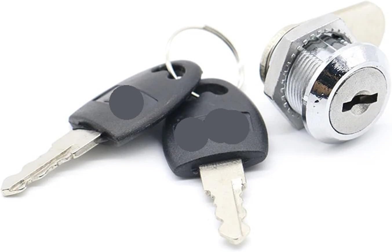 Cam Cylinder Locks Door Cabinet Mailbox Drawer Cupboard Padlock Security Locks with Plastic Keys Furniture Hardware(25mm Same Key)