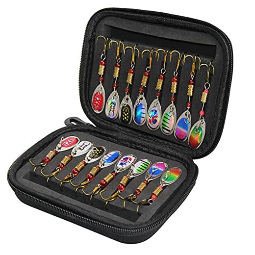 Señuelos de Pesca Spinning Mar, Minnow Crankbait Biónico Artificial Cebo Blando Jigging Atun para Black Bass Pesca Lucio Perca Trucha 16 Piezas