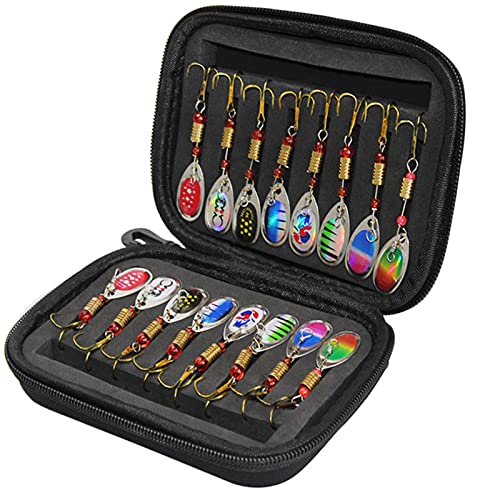 RoseFlower Kit de Leurres de Pêche - Coffret de 16...