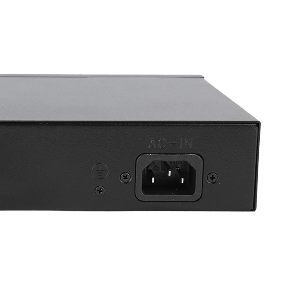 ASHATA Switch POE 6 Porte 100M, Alimentatore 26V, Spina UE, per