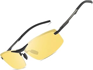 SIPLION Square Polarized Sunglasses for Men, Aerospace Metal Frame | UV400 Protection Blocks Harmful Rays, Classic Rectangular Shape, Ideal for Travel Hiking Outdoor