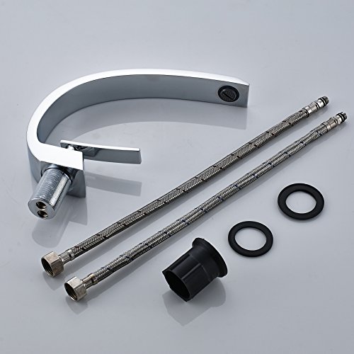 Rozin Creative Design Bathroom Sink Faucet Single Handle Mixer Tap Chrome Finish #TOP2